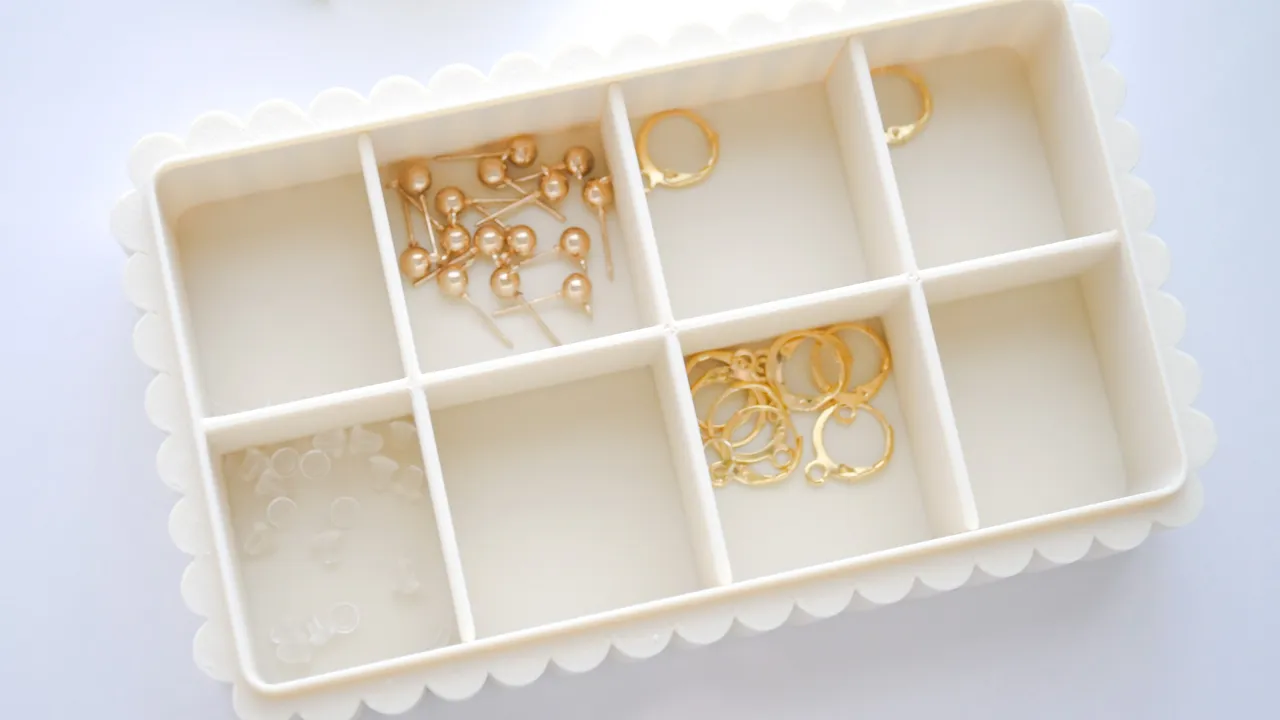 Earring Component Organizer Tray view 3