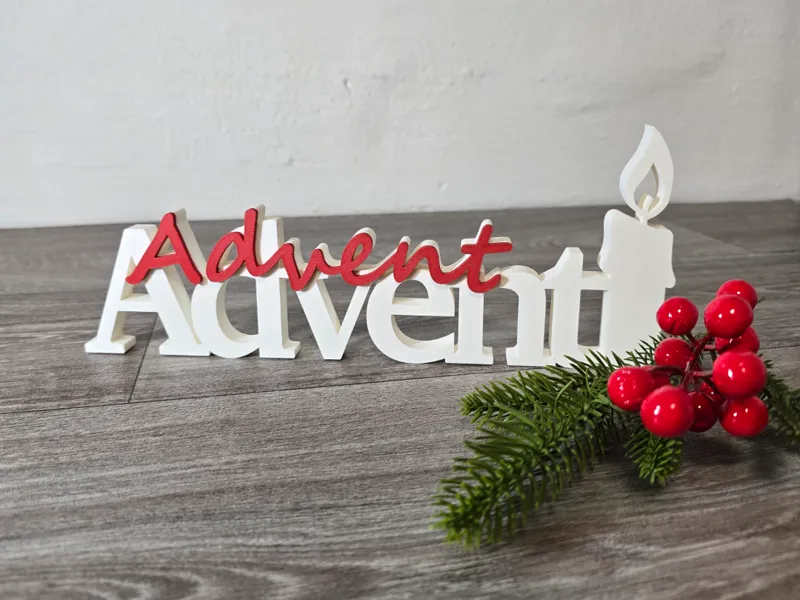 Advent Schriftzug