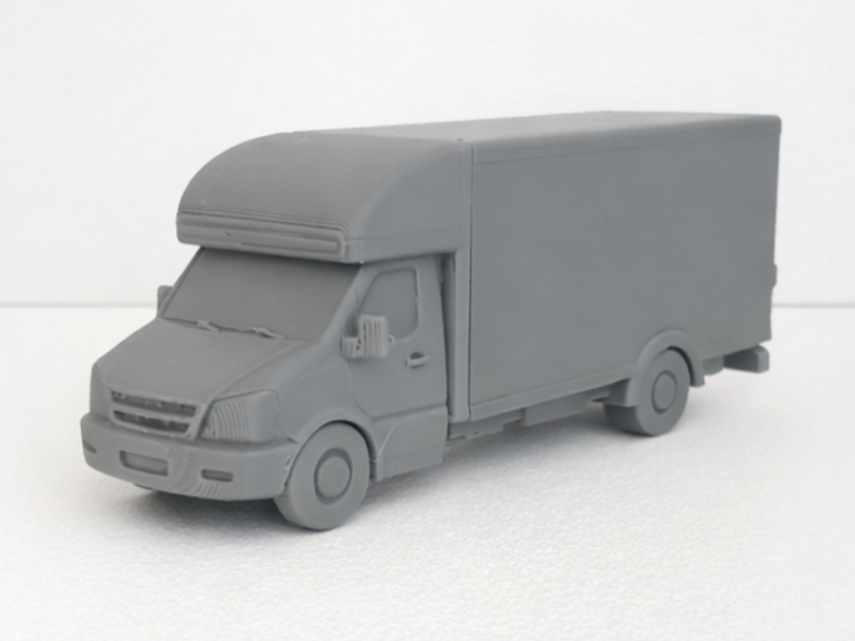 Miniature Box Van / Delivery Truck - 100mm