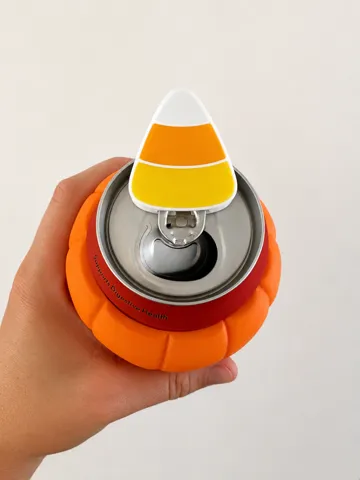 Tapa o cubierta: Candy Corn Can Opener | Fall Drink Accessory — vista de referencia 2