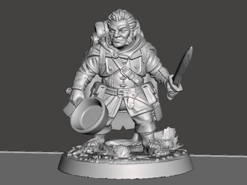 D&D Halfling Adventurer