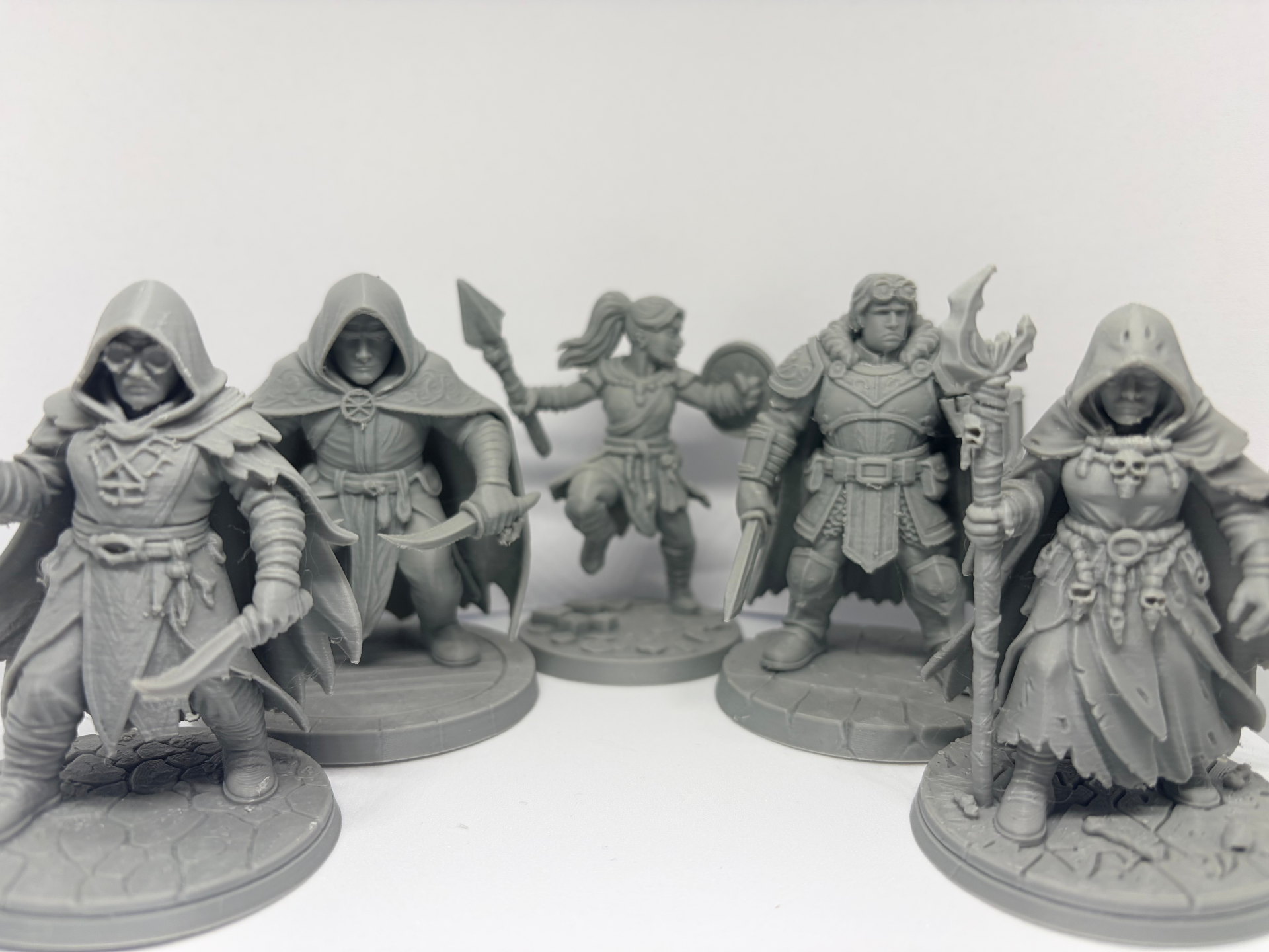 The Ashen Vanguard - 5 x Human Miniatures