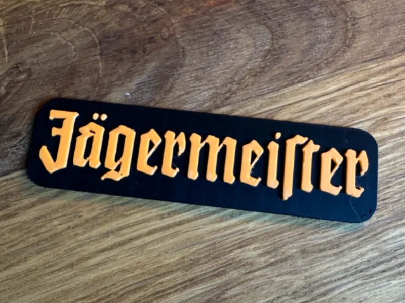 Jägermeister Schild / NO AMS