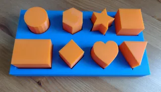 Shape insert toy - Montessori type