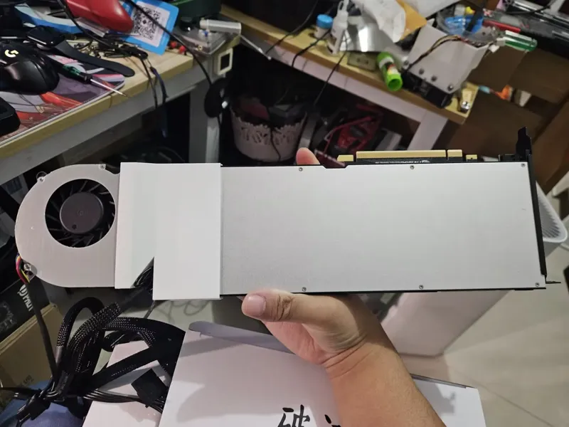 tesla T10 单卡涡轮散热器