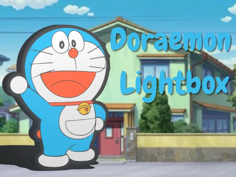 Doraemon Lightbox – Led Lamp
