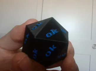 The 20 Sided Ok Dice