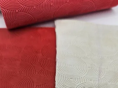 Ripple Swirl Pattern Roller Emboss and Deboss