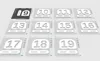 Number 9-19 (A1 mini) / 0.2mm layer, 2 walls, 15% infill