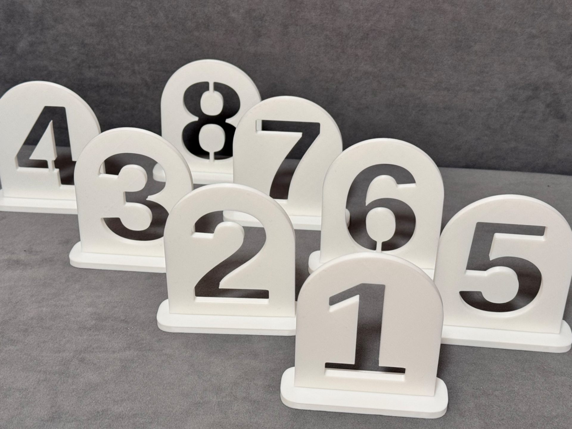 Wedding Table Numbers