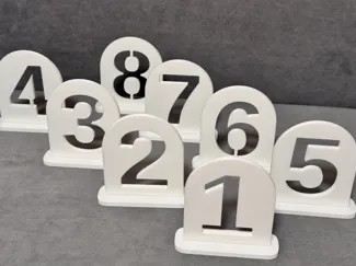 Wedding Table Numbers