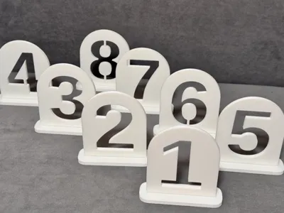 Wedding Table Numbers