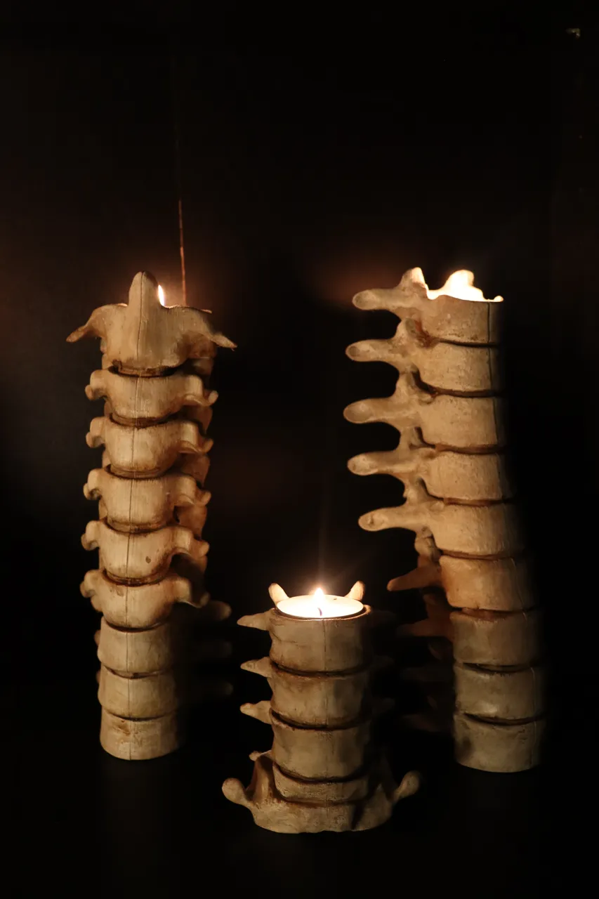 Skull and Bones Candleholder Collection view 3