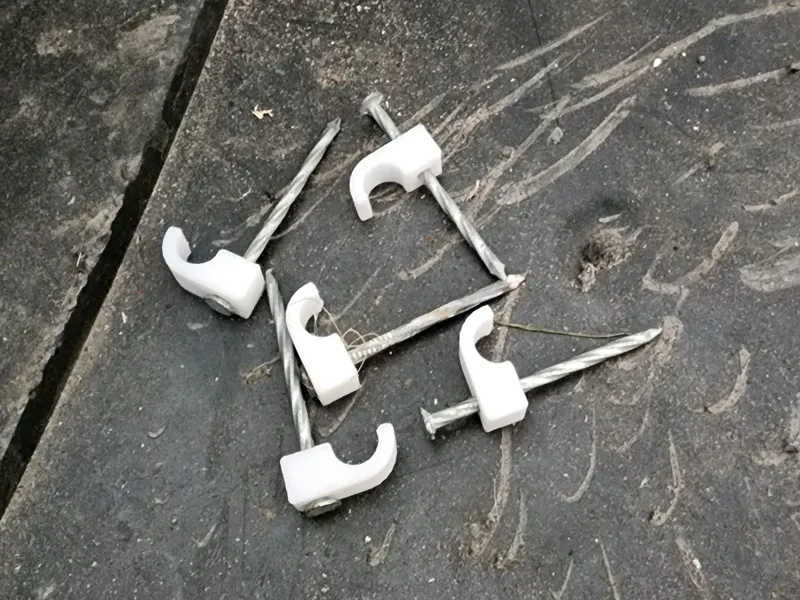 Nail-In Wall Cable Clips: The Workshop Hero!