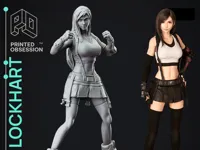 Figurine Tifa Lockhart — posture de combat — photo 2