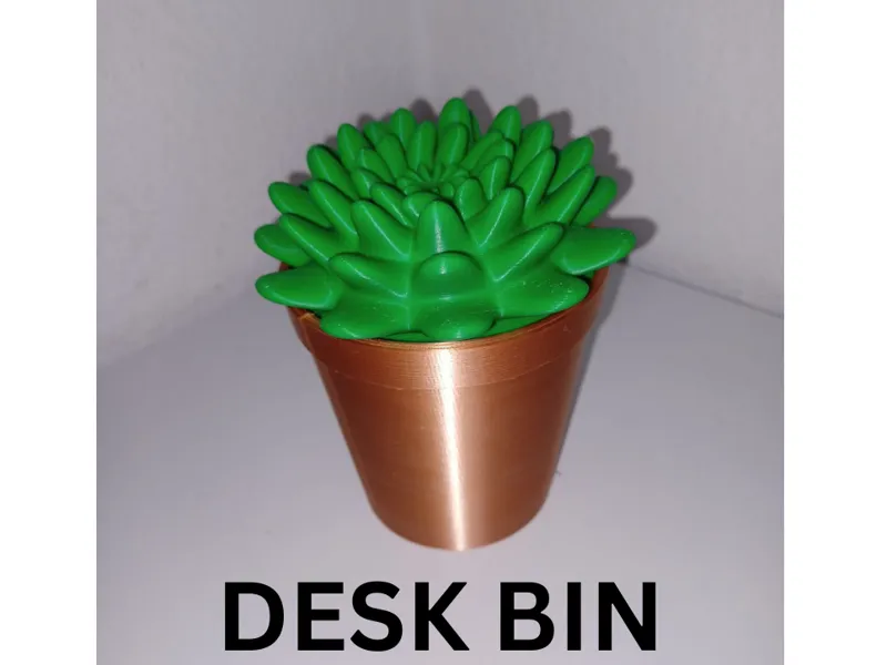 Desk bin Plant pot