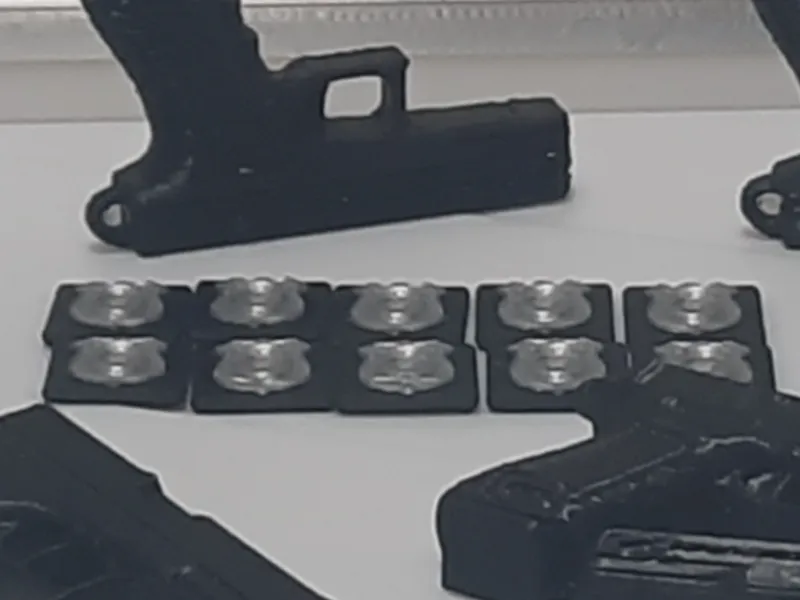 Police Badge With Back