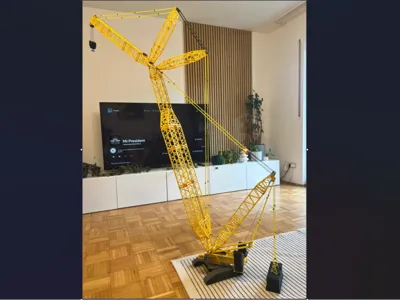 Liebherr LR 11000 Power Boom Crane, 1:50 Scale