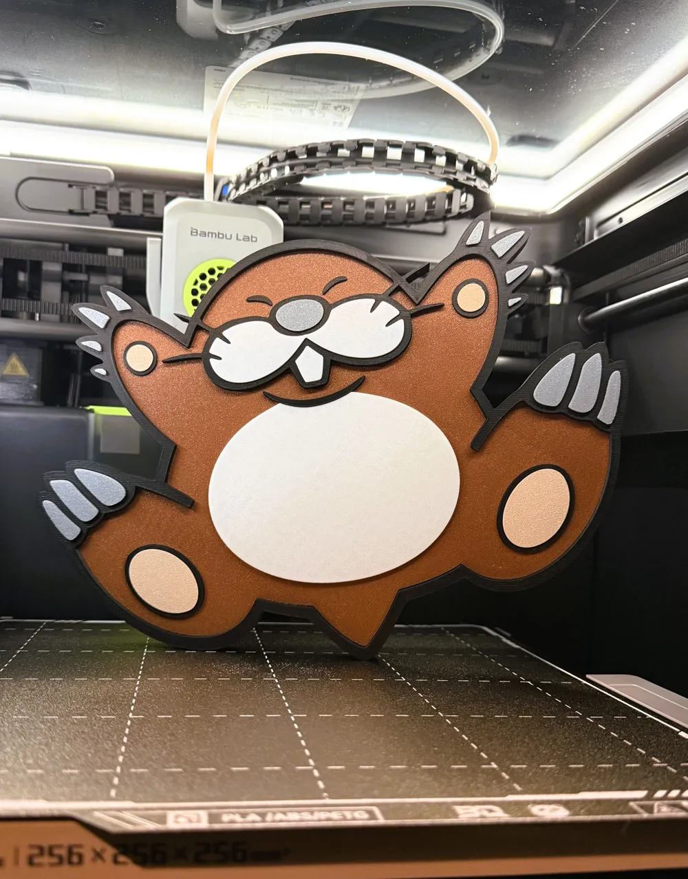 Monty Mole Wall Decor (NO AMS - Multipart) by ItsBryy3D MakerWorld: Download Free 3D Models