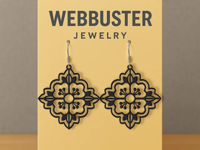Rosalia Diamond Sigil Earrings