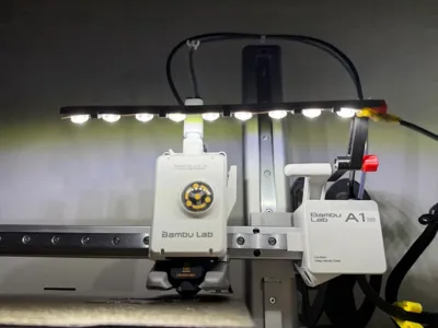 LED light extension bracket for A1 and A1 mini