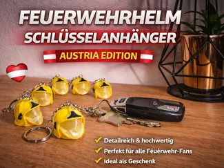 Schlüsselanhänger Feuerwehrhelm