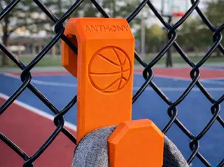 Basketball Bag Fence Hook