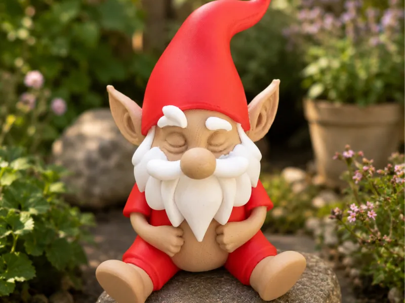 Sleeping garden gnome
