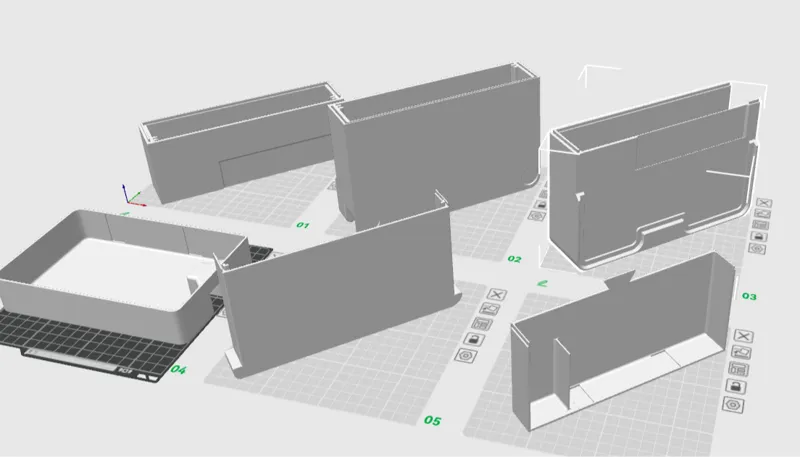 a1 mini base pla support brim