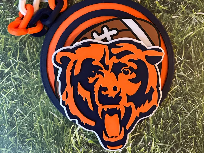 Chicago Bears Spinning Rally Chain