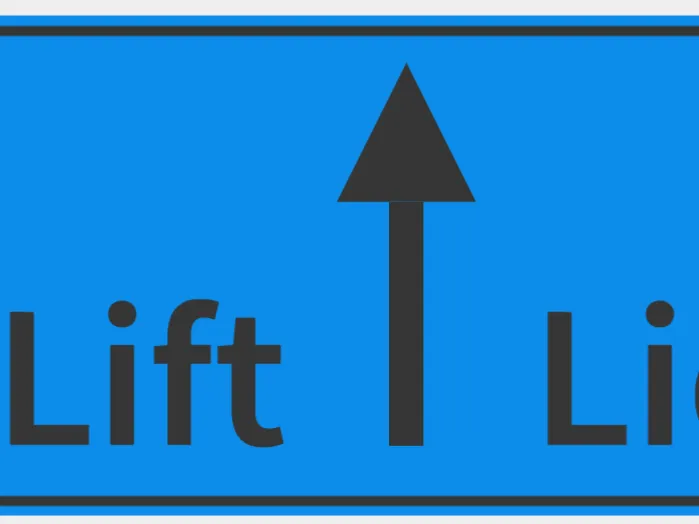Lift Lid Sign