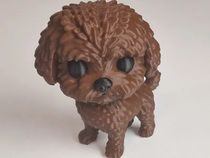 Cute Mini Poodle Figure Funko Pop Like – Dog Toy
