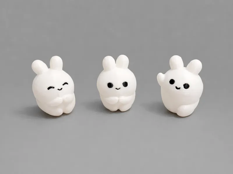 Cute Mini Rabbit Figures