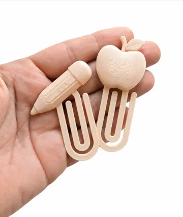 Clip o pieza de sujeción: Pencil & Apple Paper Clips — vista de referencia 4