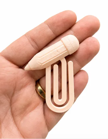 Clip o pieza de sujeción: Pencil & Apple Paper Clips — vista de referencia 5