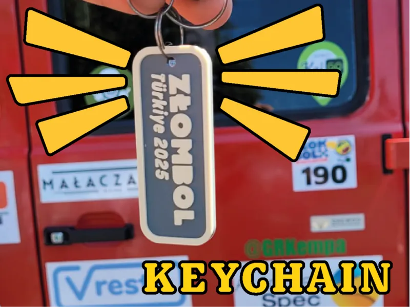 "ZLOMBOL Türkiye 2025" keychain
