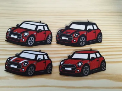 Mini Cooper car keychain