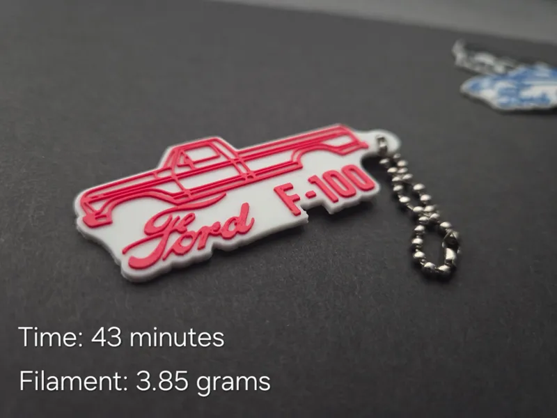 1980 F-100 Keychain
