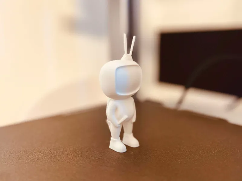 Space Man TV Head Figure