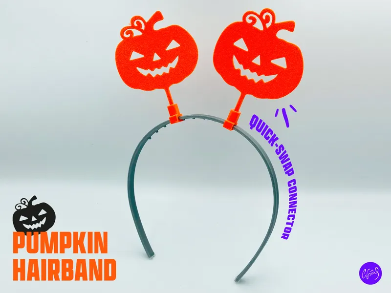 UniBand Halloween Pumpkin - Spooky Hair Accessory
