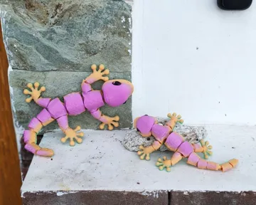 Letrero o emblema decorativo: Joyful Articulated Gecko Flexi 2 Models — vista de referencia 5