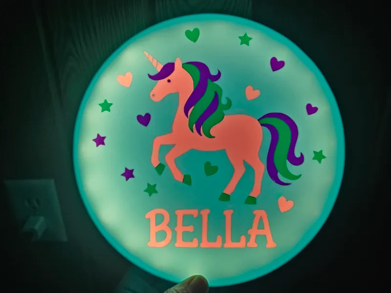 Bella Unicorn light box