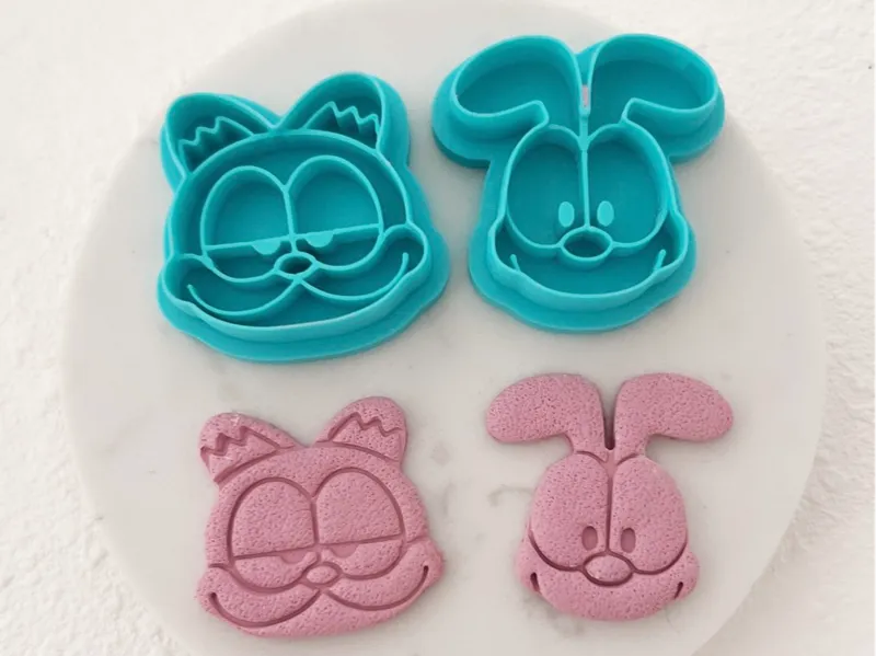 Cartoon Clay cutter