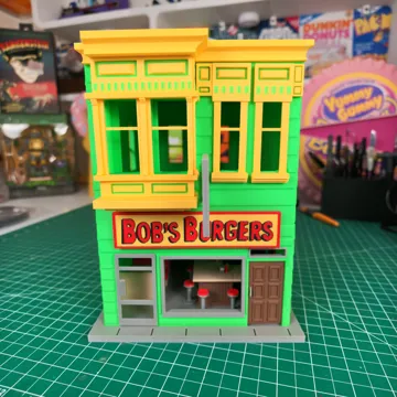 Accesorio de taller: Bob's Burgers Restaurant Building Full Interior — vista de referencia 3