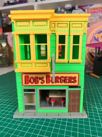 Accesorio de taller: Bob's Burgers Restaurant Building Full Interior — vista de referencia 2