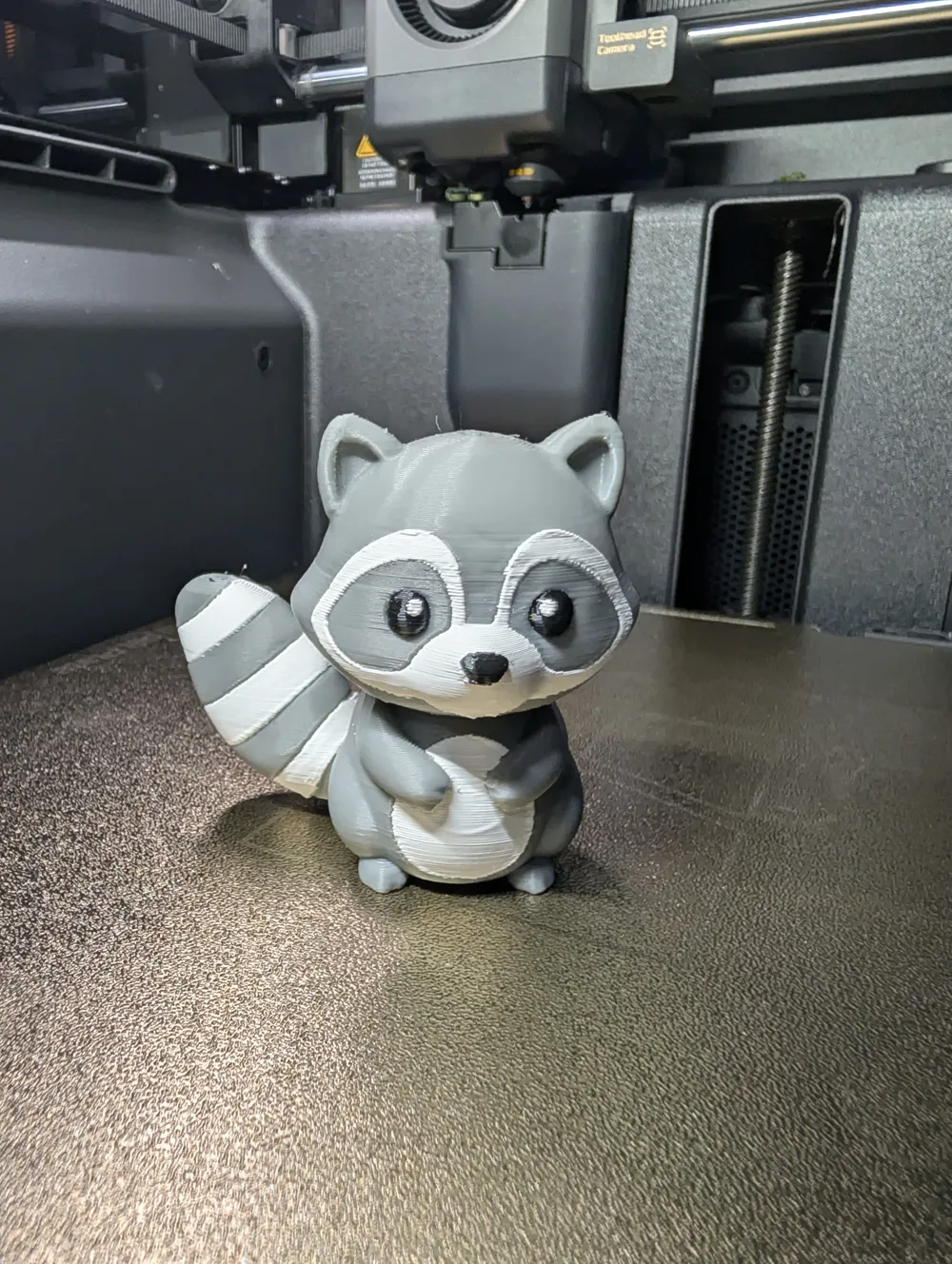 Mini Raccoon Cute Kawaii Chibi Raccoon Figure - Free 3D Print Model - MakerWorld