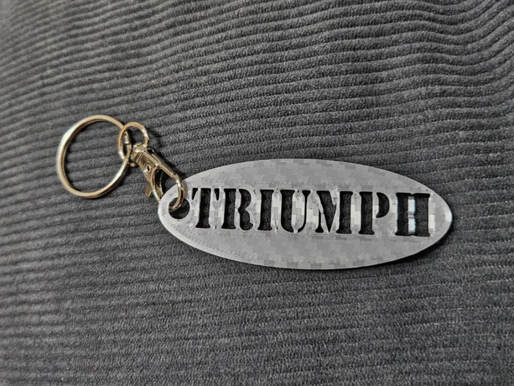 Triumph Ribbon Key Chain Triumph keychain by alex custom MakerWorld: Download Free 3D Models