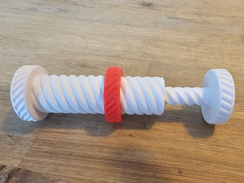 Spinning fidget toy. Very satisfying!