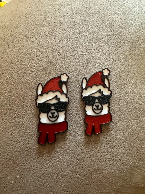 Christmas Llama Earrings