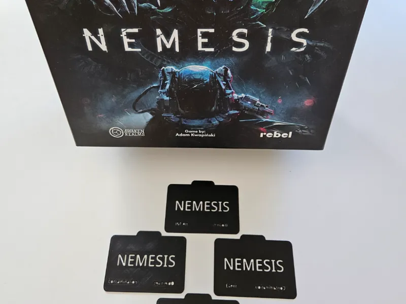 Nemesis Board Game Card Dividers